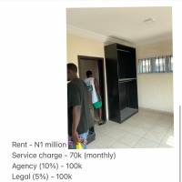 Furnished 2bdrm Block of Flats in Ajah for rent