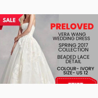 Vera Wang Wedding Dress - Preloved