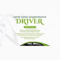 Administrative Driver Needed