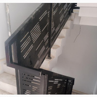 Pure Laser Cut Black Handrails