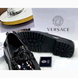 Versace Men#039;s Patent Dressy Shoes
