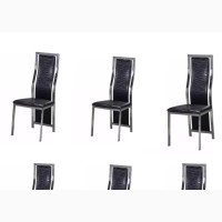 6-Piece Set of Stylish Dining Chairs by Standard - Brand New