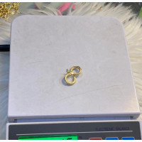 18K Gold Hoop Earrings - Brand New - Delivery Available