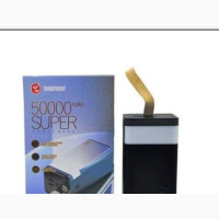 50, 000mah Transparent-Powerbank -22.5w Fast Charging