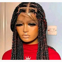 Braided Wig for Women - Healthy Hair - Synthetic - Black Shade