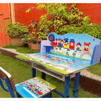 Kids Study Table and Chair Set - Brand New, Adjustable Desks