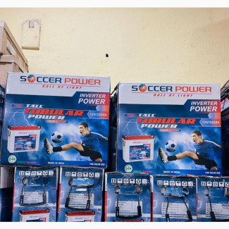 12v 220ah Soccer Power Battery Tubular Available