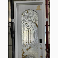 3ft Extra Height Wrought Glass Door