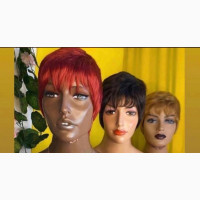 Healthy Hair Skul Cap Wig - Straight Hair - Black/Gold Shade