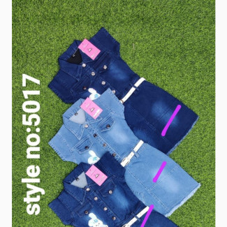 Girls High Quality Jeans Gown - Brand New