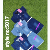 Girls High Quality Jeans Gown - Brand New