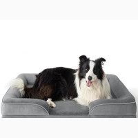 Bedsure Orthopedic, Washable Supportive Foam Pet Couch Bed