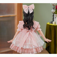 Little Bride Flower Girl Dress Cinderella Princess Kids Gown