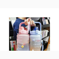 Unbreakable 3in1motivational Water Bottle With Stickers