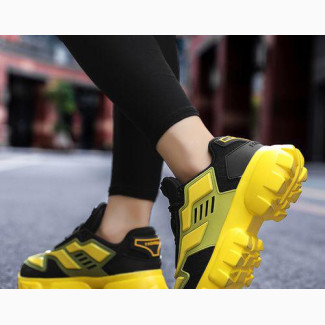 2020 Latest Catwalk Shoes, Tank Shoes, Couples -yellowBlack