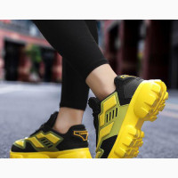 2020 Latest Catwalk Shoes, Tank Shoes, Couples -yellowBlack