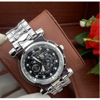 Silver Bvlgari Men Wristwatch - Brand New