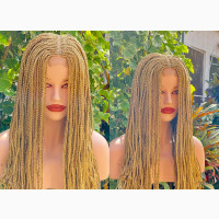 Gold Braided Wig