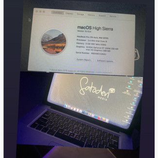Laptop Apple MacBook Pro 6GB Intel Core I5 HDD 256GB
