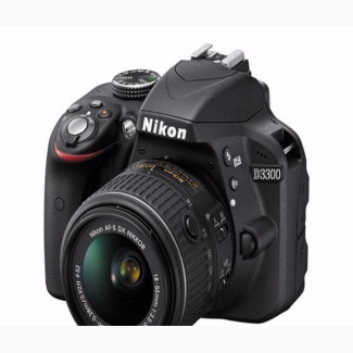 Nikon D3300 DSLR Camera With 18-55mm VR Lens - Black