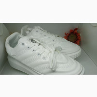 R.G T S Plain White Sneakers
