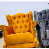 Stand Alone Single Royal Fabric Sofa Chair