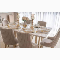Standard Marble Dining Set - 6 Seaters