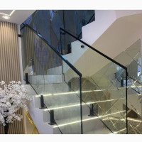 Tempered Glass Handrail Holder With Spigot