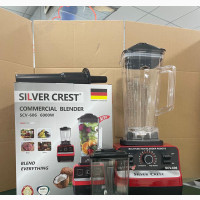 Silver Crest 6000watt Blender with 2 Cups - Blend Anything in Your Kitchen