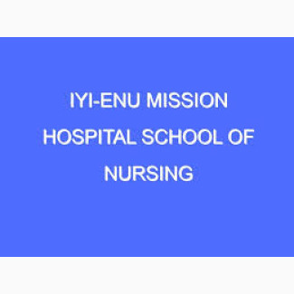 School of Nursing, Iyi-Enu Application Form for 2025/2026 Session is on sales
