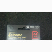 SanDisk Extreme CompactFlash 64GB Card
