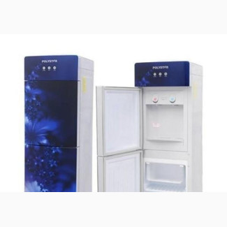 Polystar Hot Cold Double Door Water Dispenser With Fridge