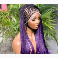 French Curls Braided Wig