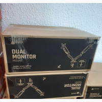 Smaat SDA202BK Double Monitor Mount 17 to 32 Inch - Dual Arm - Cable Management - 9kg/arm