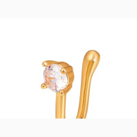 Classy Nose Rings - Non Tarnishing, Brand New, Diamond Main Stone