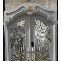 5ft Extra Height Iron Glass Door