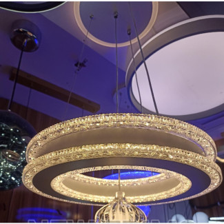 Brand New Home Interiors Chandelier - Multicolor Glass LED Lighting