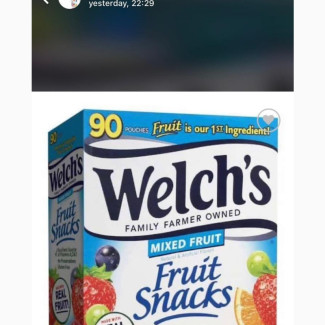 Welchy Fruit Snacks 90counts