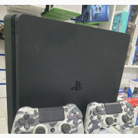 Sony PS4 Slim Console With 2 Controller Pads - Clean and Neatly Used