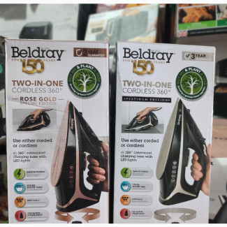Beldray 2-in-1 Cordless Steam Iron - Brand New