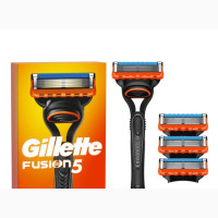 Gillette Fusion5 Starter Pack Razor With 4 Cartridge Blades