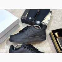 Nike Air Force 1 Chunky Rope Lace Sneakers - Black