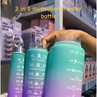 Motivational 3-in-1 Water Bottle - Brand New