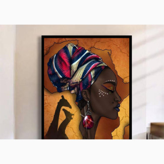 African Natural Beauty Picture Painting Wall Arts