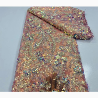 Crystal Beaded Sequins Lace