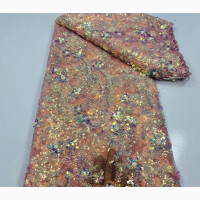 Crystal Beaded Sequins Lace