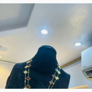Brand New 18k Gold VCA Necklace - Fashion Jewelry