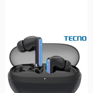 Tecno Sonic 1 Bluetooth Earbuds. (Black)