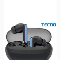 Tecno Sonic 1 Bluetooth Earbuds. (Black)