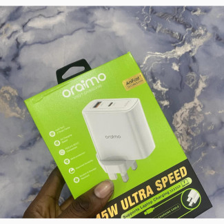 Oraimo Powergan 45W Phone And Laptop Fast Charger Free Cable